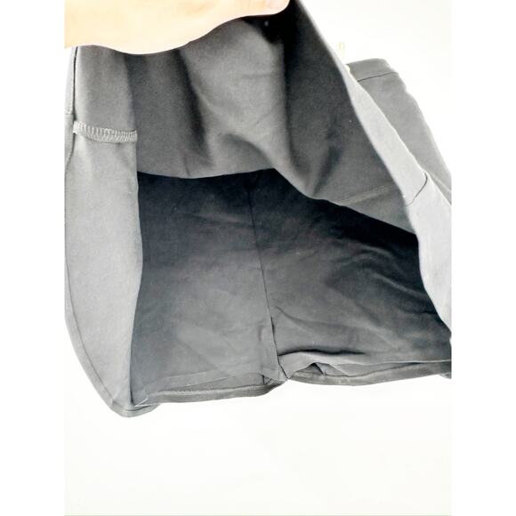Reformation Liene Black A-Line Micro Modal Mini Skort Size XL NWT - Picture 4 of 6